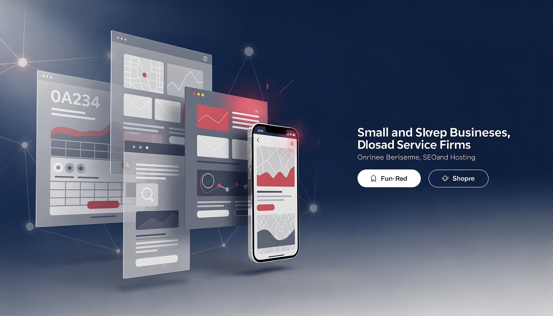 Tech Realm system — web and app development website built with WebZum AI website creator