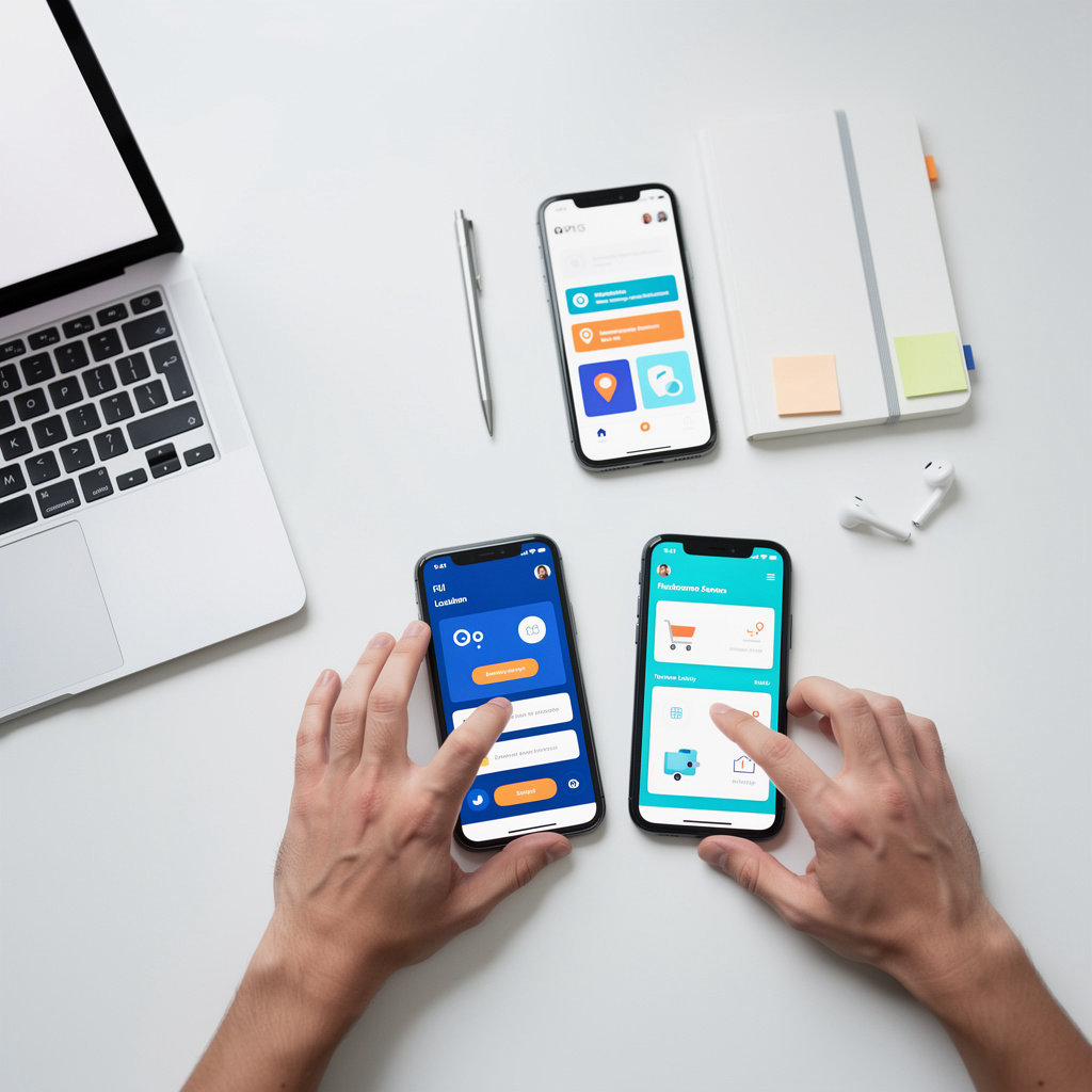 Tech Realm mobile app development - custom iOS and Android solutions for Gauteng businesses